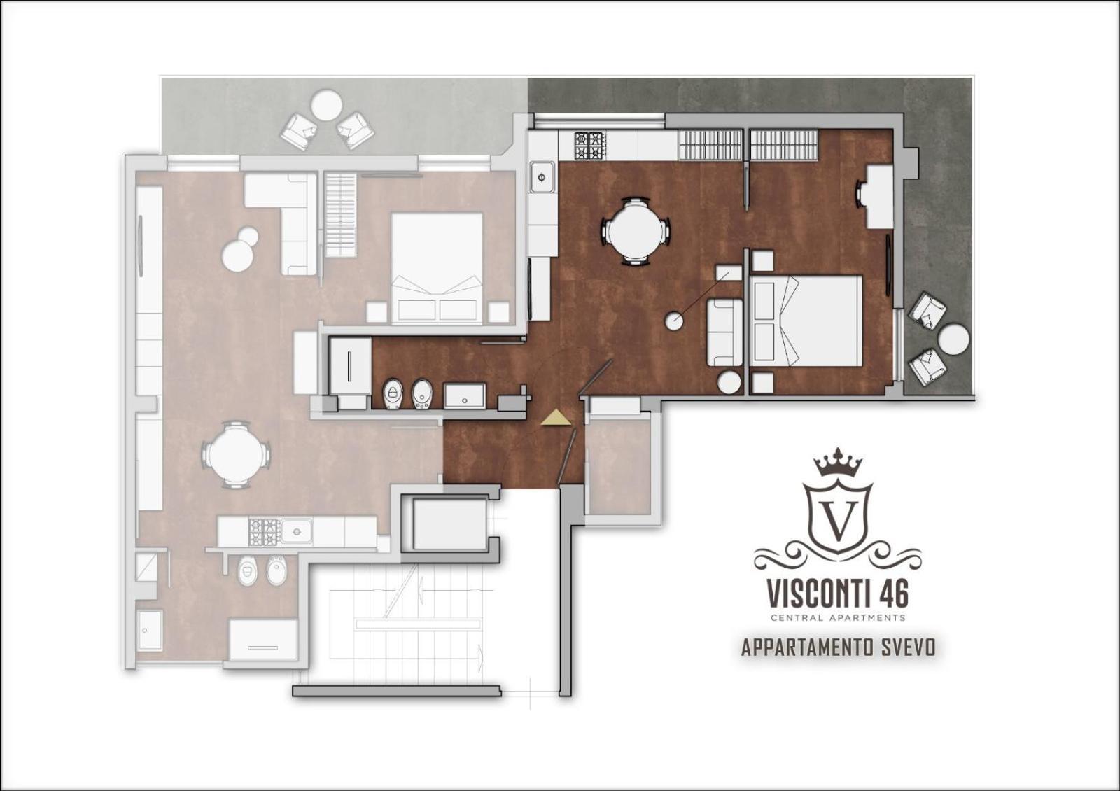Visconti 46 Central Apartments Bari Eksteriør billede